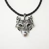 Viking Celtic Wolf Head Rune Necklace for Men - Norse Mythology Amulet Jewelry