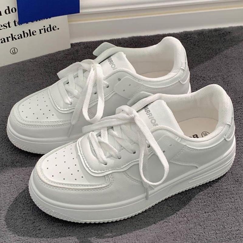 

Женские кроссовки на платформе, простой дизайн, спортивная обувь, удобная повседневная модная обувь, уличные кроссовки для бега, женские размеры 35-40 40 белый