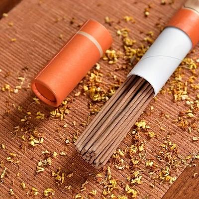 40 Stück Aroma Natürliches Sandelholz Adlerholz Räucherstäbchen Heim Räucherstäbchen Segnungszeremonie Beten Buddha Weihrauch
