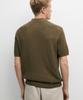 Masimodutti 100% Cotton Textured Knit Jersey Polo