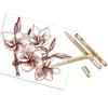 Kit 12pcs Brown Color Fineliner Markers For Animation Drawing, Waterproof Brown Fine Tip Pen