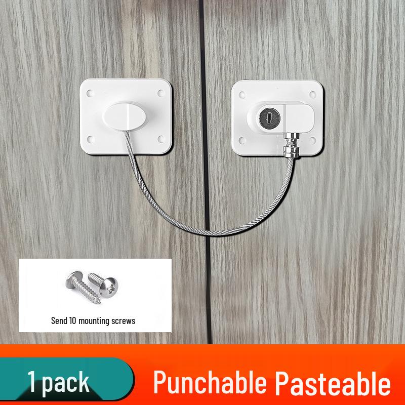 Child Safety Multi-Purpose Lock for Cabinets, Doors, Windows, and Refrigerators