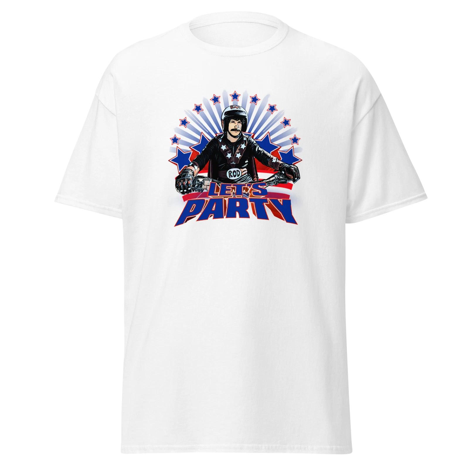 Men s and Women s T-shirts hot rod movie shirt/ comedy shirt stunt man Rod XXXXL