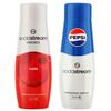 SODASTREAM Set mit Sprudler-Konzentraten 2x COLA + PEPSI Sirup