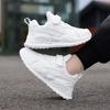Weiße Kinder Leder Freizeitschuhe für Jungen Mädchen Laufschuhe Outdoor Atmungsaktives Mesh Kinder Schule Walking Sport Rutschfest