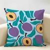 Fruit Cut Art Ins Simple Cushion Cover Natural Linen Organic Fabric DoubleSided Printing Room Sofa Decor Pillow Case