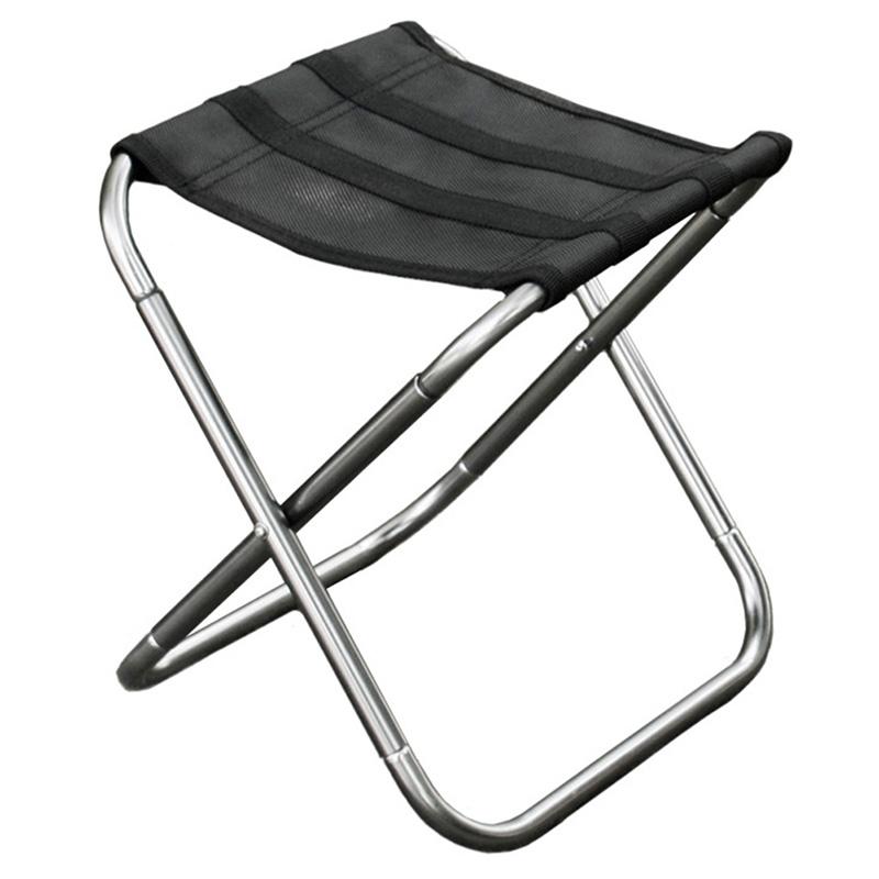 Portable Ultralight Folding Aluminum Alloy Stool Super Strong Stable Stool Chair for Outdoor Camping Fishing Picnic Travel Hiking