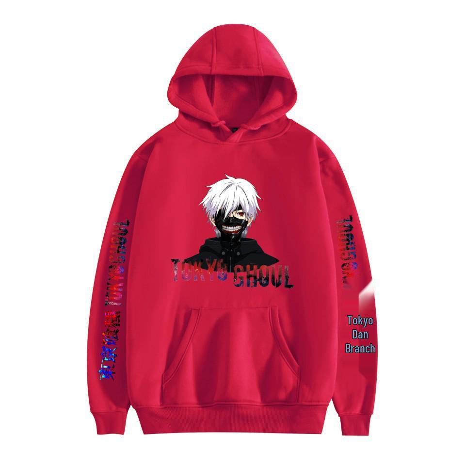 Tokyo Ghoul Anime Print Unisex Casual Hoodie Sweatshirt