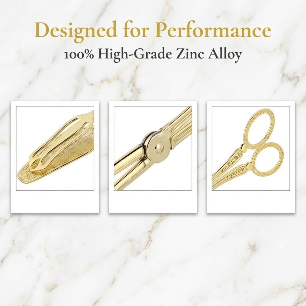 Zinc Alloy Buffet Clamps Long Handle Food Serving Tongs Lightweight Pastry Tongs Salad Serving