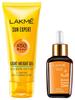 LAKMÉ 9 To 5 Vitamin C+ Serum (15 Ml)&Lakme Sun Expert Spf 50 Gel for All Skin Type, 50 G