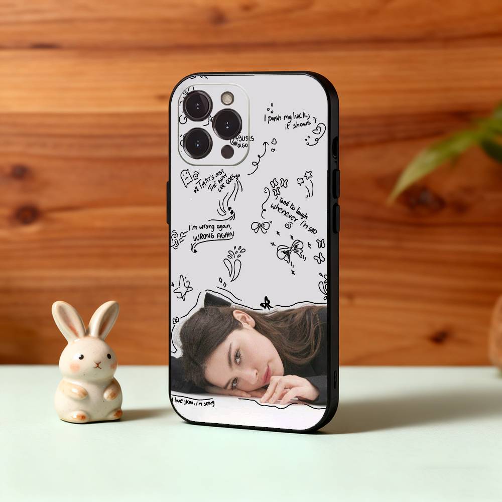 G-Gracie A-Abrams Singer Phone Case For iPhone17,16,15,14,13,12Plus,Pro Max,XS,5G Soft Silicone Black Cover