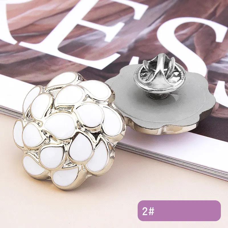 

5 шт. не пришивные пуговицы-булавки для прикрытия пуговиц женские рубашки броши-пуговицы съемные пуговицы-булавки для одежды рубашка свитер Декор 25mm 5pcs