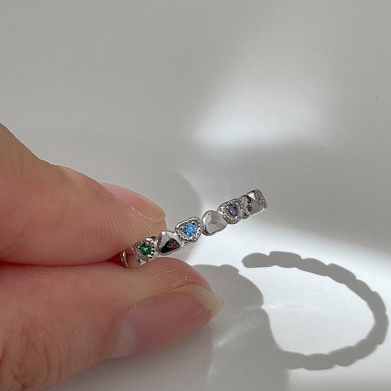 

Geometric Heart Chic Ring For Women With Premium Copper Material And Design Charming