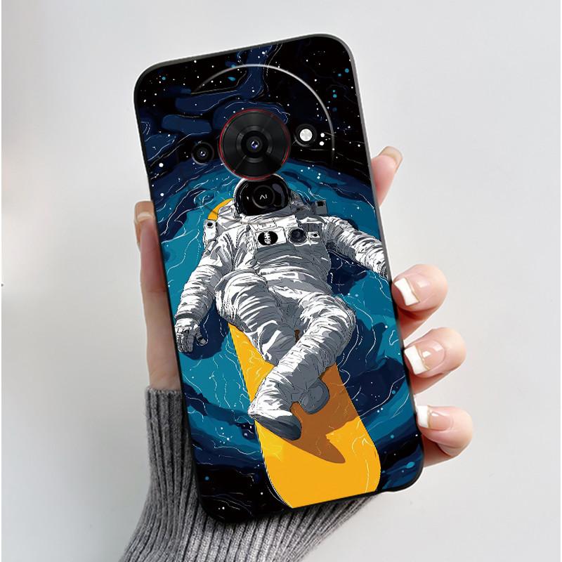 Phone Casing For ZTE Blade A76 5G Z2469N Soft Case Aesthetic Luxury Cute Cool Boys Girls Black Matte Shockproof Back Shell Cover