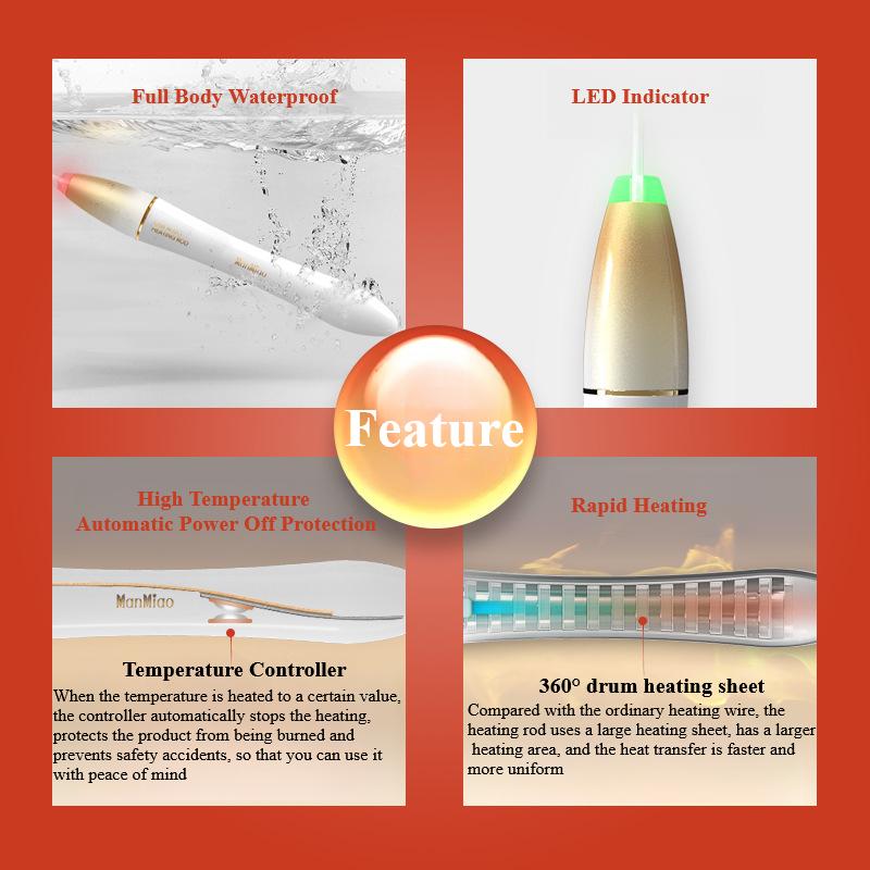 USB Automatic Temperature Control Heating Rod for Male Masturbator Heating Stick Adult Sex Toys Accessories Heater Couple Sexual