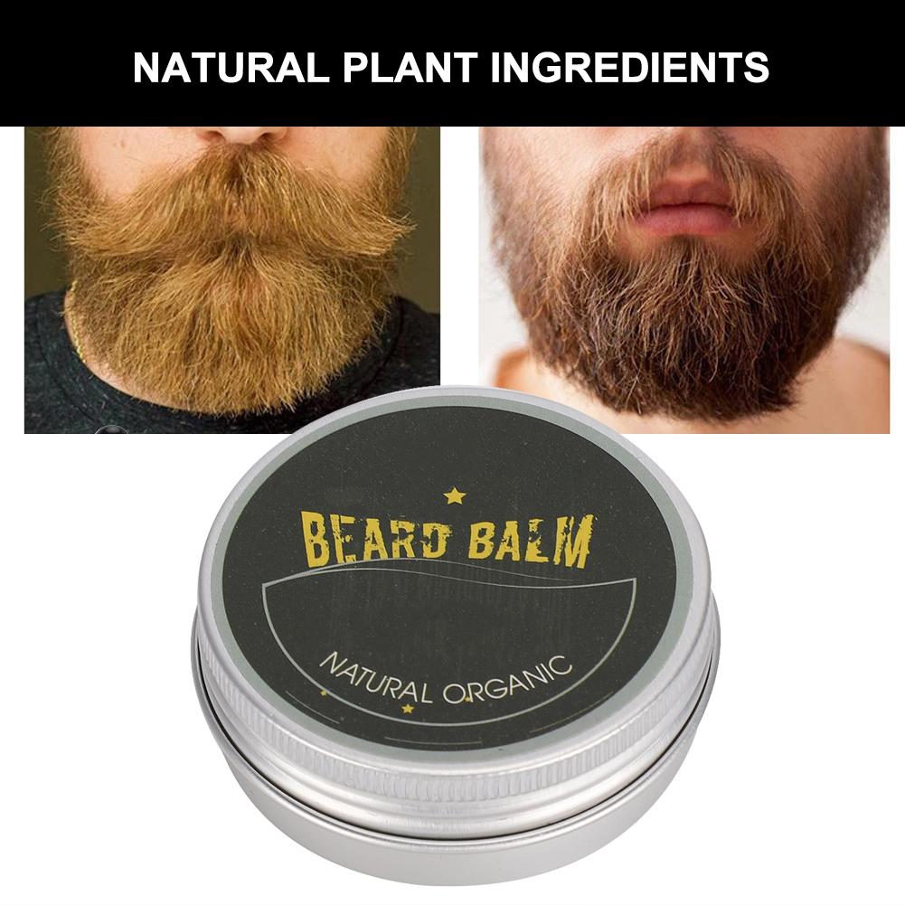 Beard Conditioner Natural Mustache Balm Moisturizing Styling Wax Beard Care30g