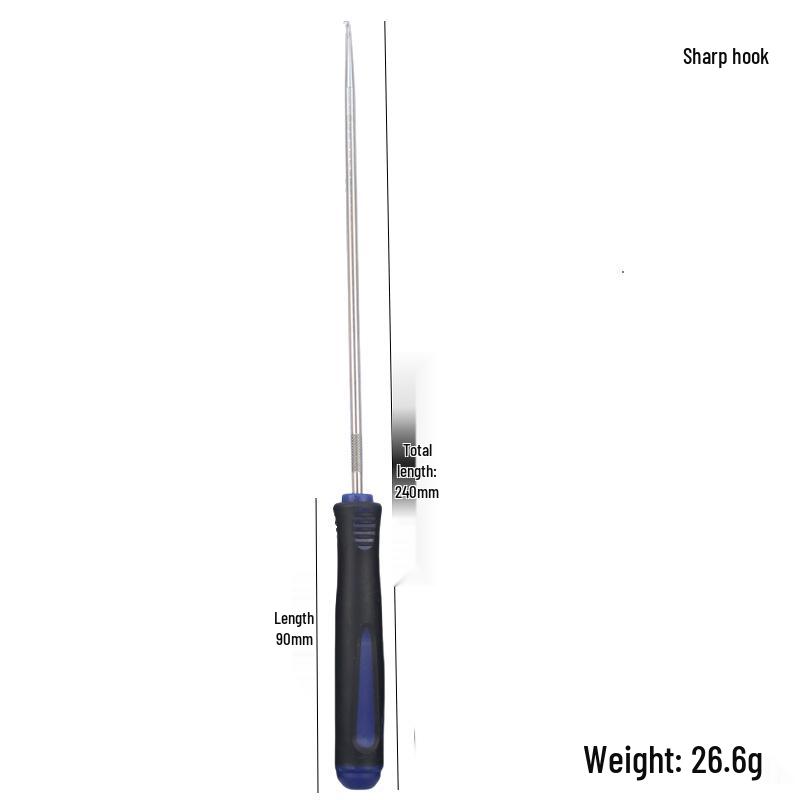 4-Piece Oil Seal Hook Set for Auto Repair - O-Ring Puller & Remover Tools