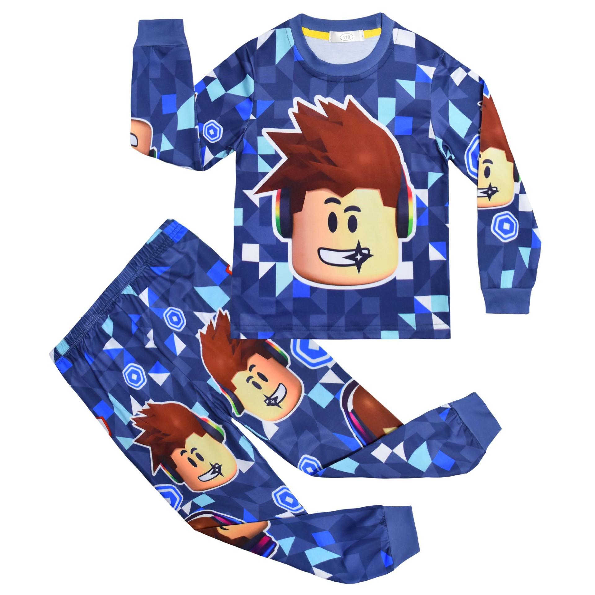 

Set, Rob Digital Printing, Medium And Large Boys Loungewear, Long Sleeves + Trousers, Two-Piece Set 81050. 110