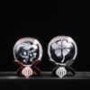 30 Clear Crystal Balls with 3D Laser-Engraved Solar System and Earth Galaxy Design - Creative Desktop Ornaments