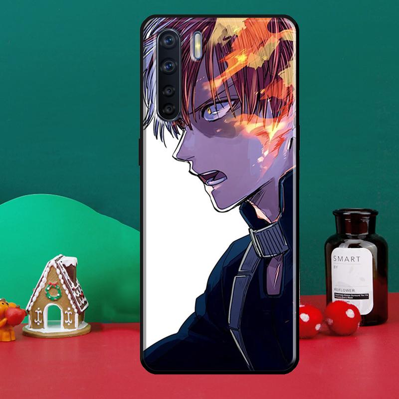 Anime Shoto Todoroki Fall Für OPPO A74 A54 A94 A31 A53 A5 A9 2020 A52 A72 A1K A83 A91 A93 a3S A5S A15 Abdeckung