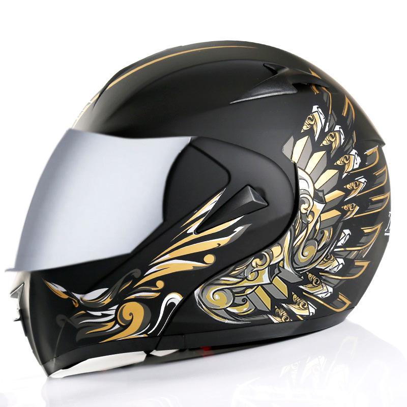 Cross-border Electric Motorcycle Male Helmet Electric Vehicle Helmet Female Face-off Helmet Full Helmet Four Seasons Motorcycle Safety Helmet