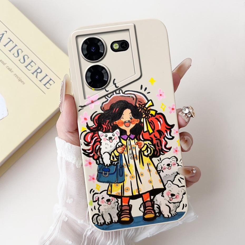 New Printed Phone Case For Tecno Pova 5 Pro LH8n / Pova 5 LH7n Soft Silicone Shockproof Cover Cases For Tecno Pova5 5Pro 5G