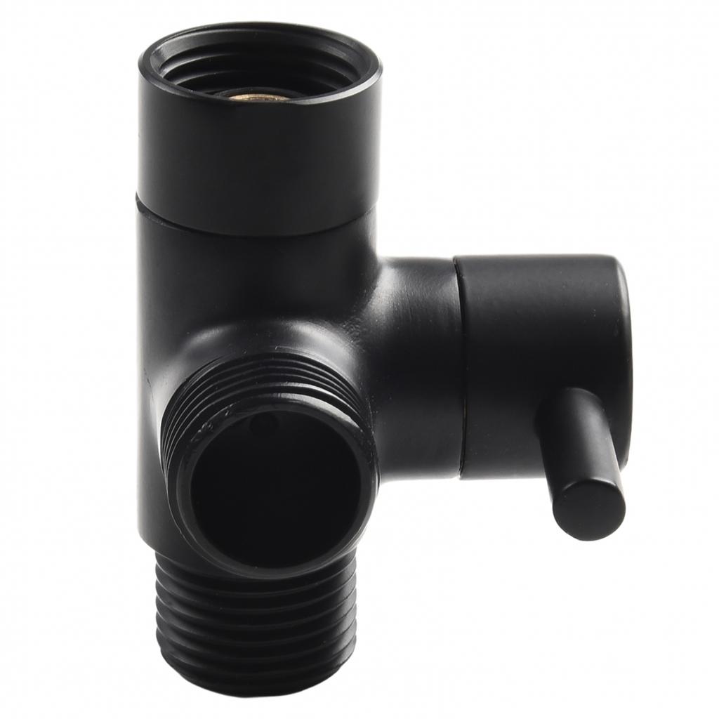 3-Wege T-Adapter G1/2 Duschkopfhalterung Montageventil Verteiler Umsteller Anschluss