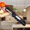 2pcs Premium Black Stainless Steel Swivel Vegetable Peeler with Comfortable Grip Handle , Sharp and Efficient Blades for Fruits and Vegetables