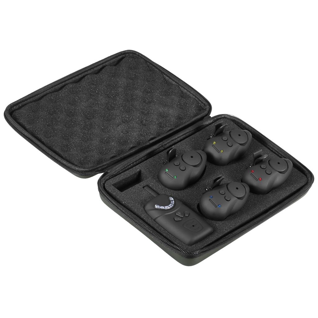 Fishing Lure Alarm Kit With Portable Box Luminous Fishing Lure Indicator Digital Fishing Alarm Kit