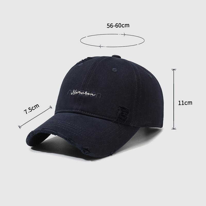 Embroidered Soft Top Baseball Cap for Unisex Sunshade Cap
