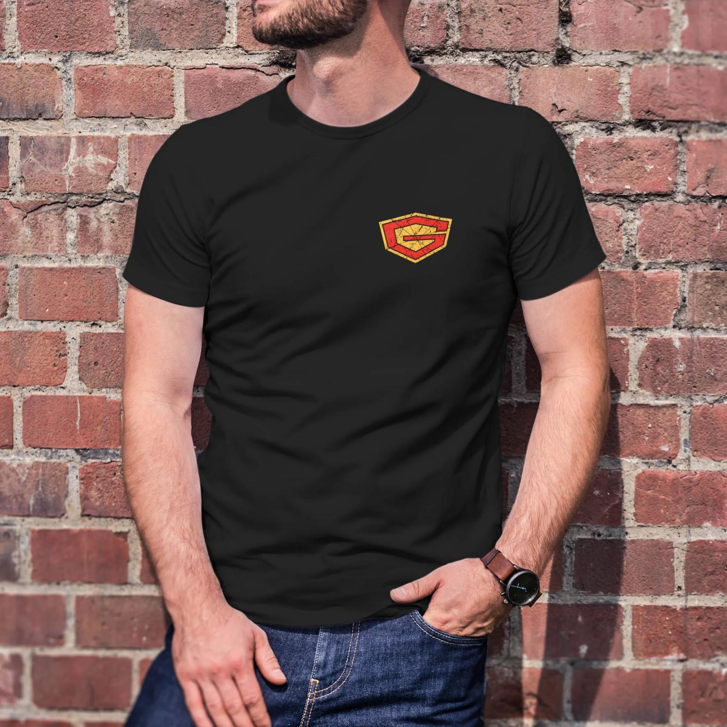 

Gatchaman Science Ninja Team Vintage Logo graphic printing t shirts Unisex cotton Vintage round neck Streetwear Tee Short Sleeve S чёрный
