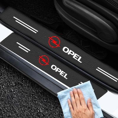 Carbon Fiber Car Door Threshold Protector Stickers Waterproof For Astra J G Insignia Corsa D Vectra C Zafira a Auto Gadgets