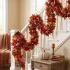 Hanging Fall Wreaths Vine Autumn Leaves Fake Leaf Plant Vine  Halloween Party