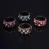 Non-slip Comb Design Elegant Ponytail Hair Clip Colorful Rhinestone Decor Ponytail Hairpin Styling Tool