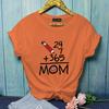Funny Math Equation MOM T-Shirt Women's Casual Summer Mother's Day T-Shirt Top