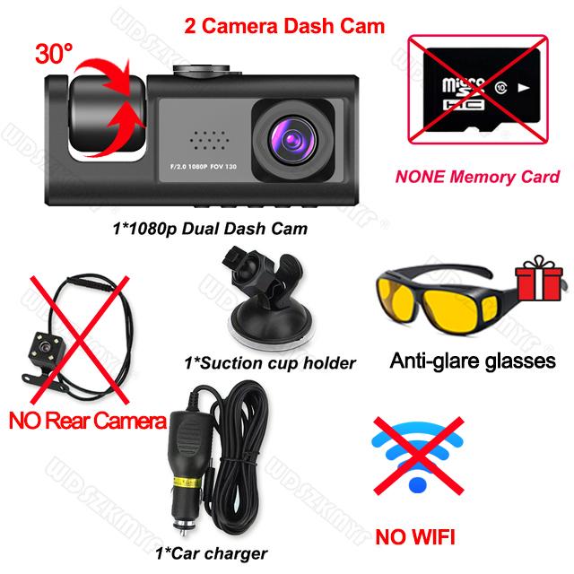 

Автомобильный видеорегистратор с 3 объективами 1080P, видеорегистратор для автомобилей, видеорегистратор с Wi-Fi, камера заднего вида для автомобиля, ночное видение, бесплатные антибликовые очки