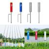 Fishing Rod Poles Holder Insert Ground Metal Stand Portable Fishing Poles Holder