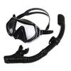 Adult Large-frame Diving Goggles Snorkel Snorkeling Set High-definition Tempered Glass Liquid Silicone Mask Glasses Equipment