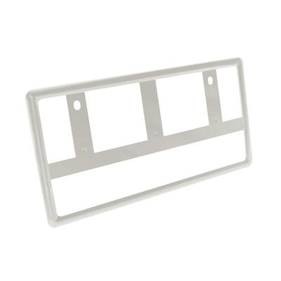 Tsuchiya Yac Exterior License Plate 8 X 337 X 170 Frame, White, Mm, PF-402
