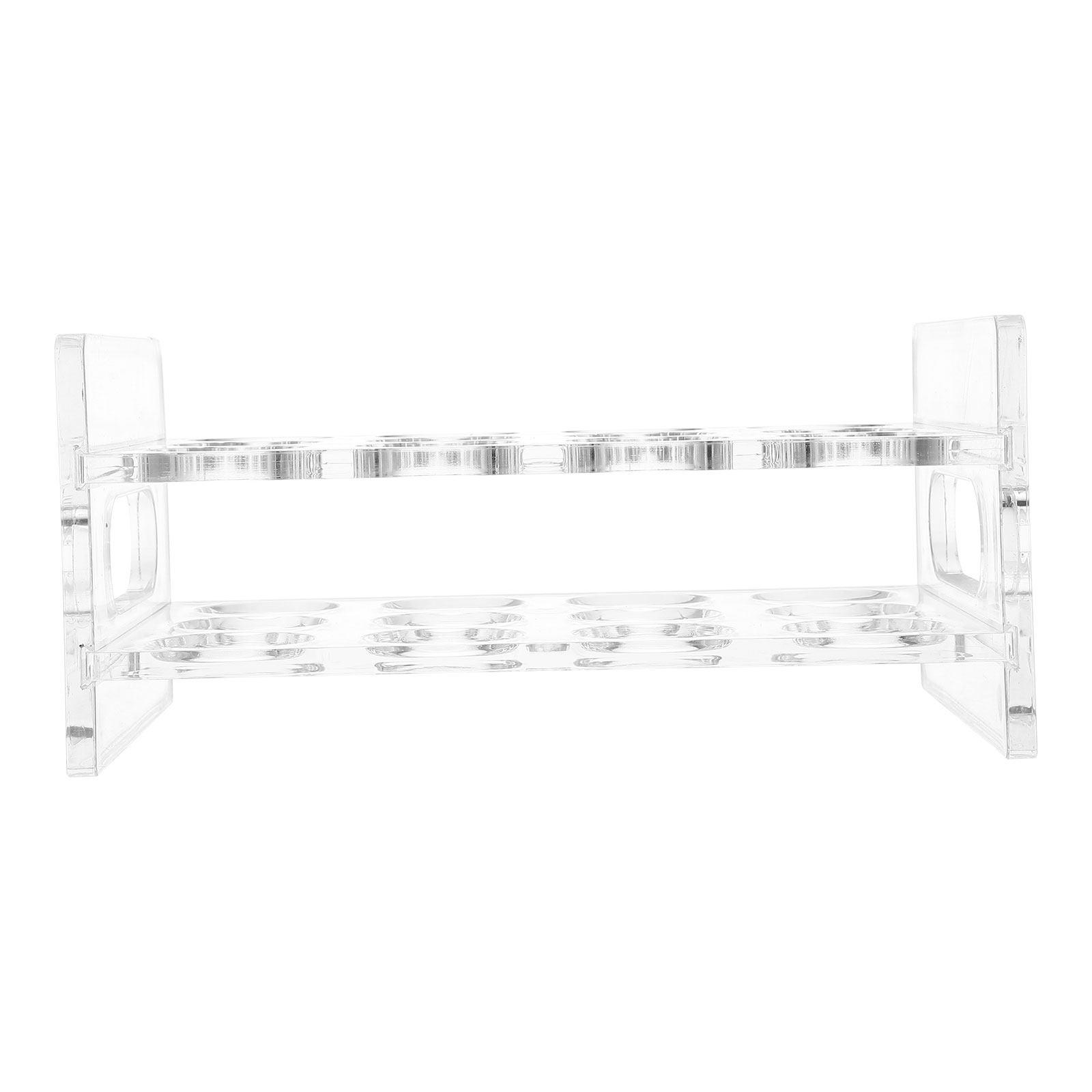 Acrylic Multi- Glass Holder Easy Clean Shot Glass Server for Party Wine Cup Rack Organizer Bottle Holder other