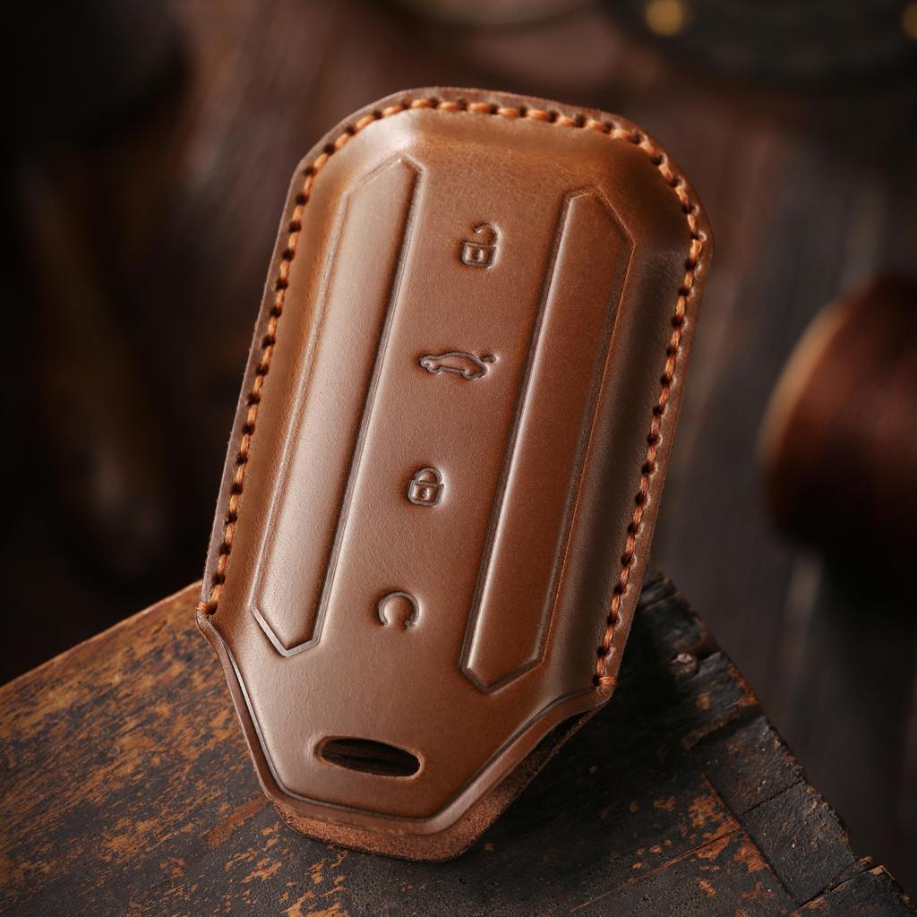 Suitable for Chery Omoda 5 Handmade Cowhide High-End Car Key Cover