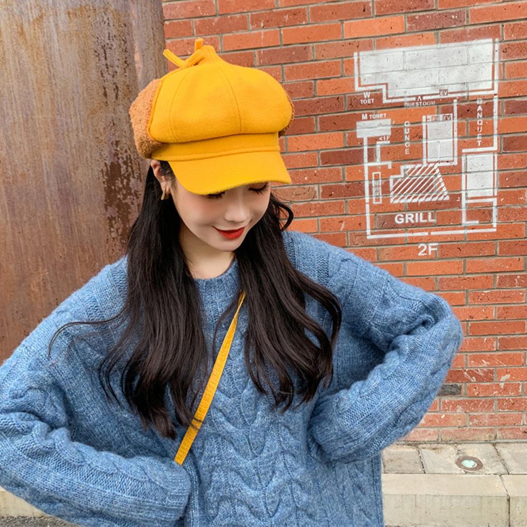 帽子 Popcorn Beret color 4-6y Last Night - Wool Blend Beret with Metallic Stud Clusters