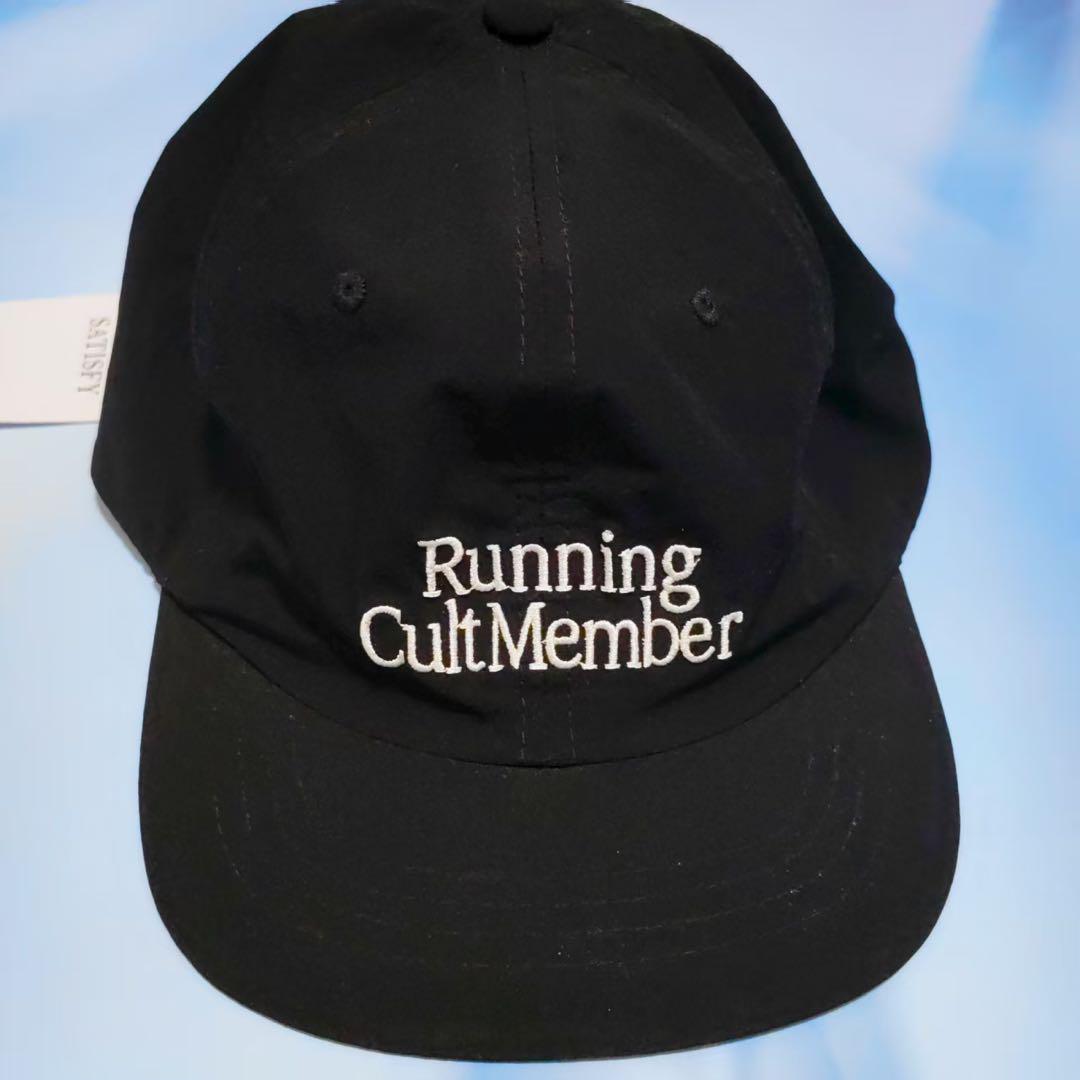 

[USED] Satisfy Running Cap Embroidered Black Cap ennoy