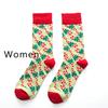 Women Socks Casual Winter Christmas Socks Thickened David's Deer Socks Cotton Cartoon Warm Lady Christmas Socks Gift Elk Socks
