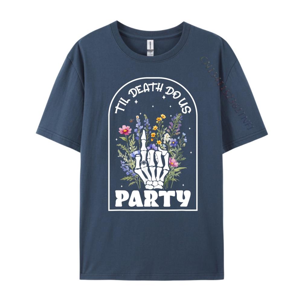 Lustiges Tod bis wir Junggesellinnenabschied Brautjungfern Squad Vintage T-Shirt Herren Klassische Herren Designer Kleidung T-Shirt für Herren Spiel