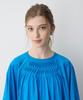 Le Souk Holiday Tuck Design Blue Women's Pullover, 291166,