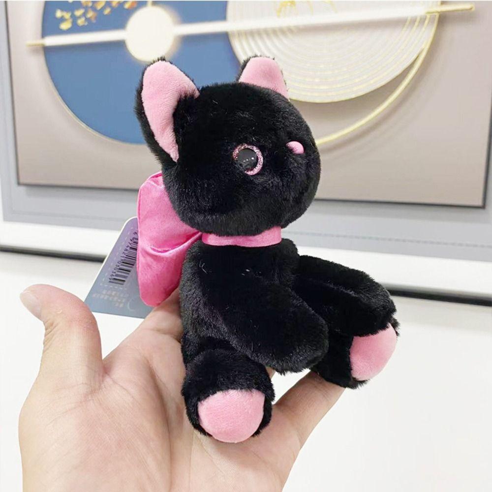 Plüschtier Puppe Schleife Katze Plüsch Schlüsselanhänger Weiche Stoffpuppe Schlüsselanhänger Hängendes Zubehör