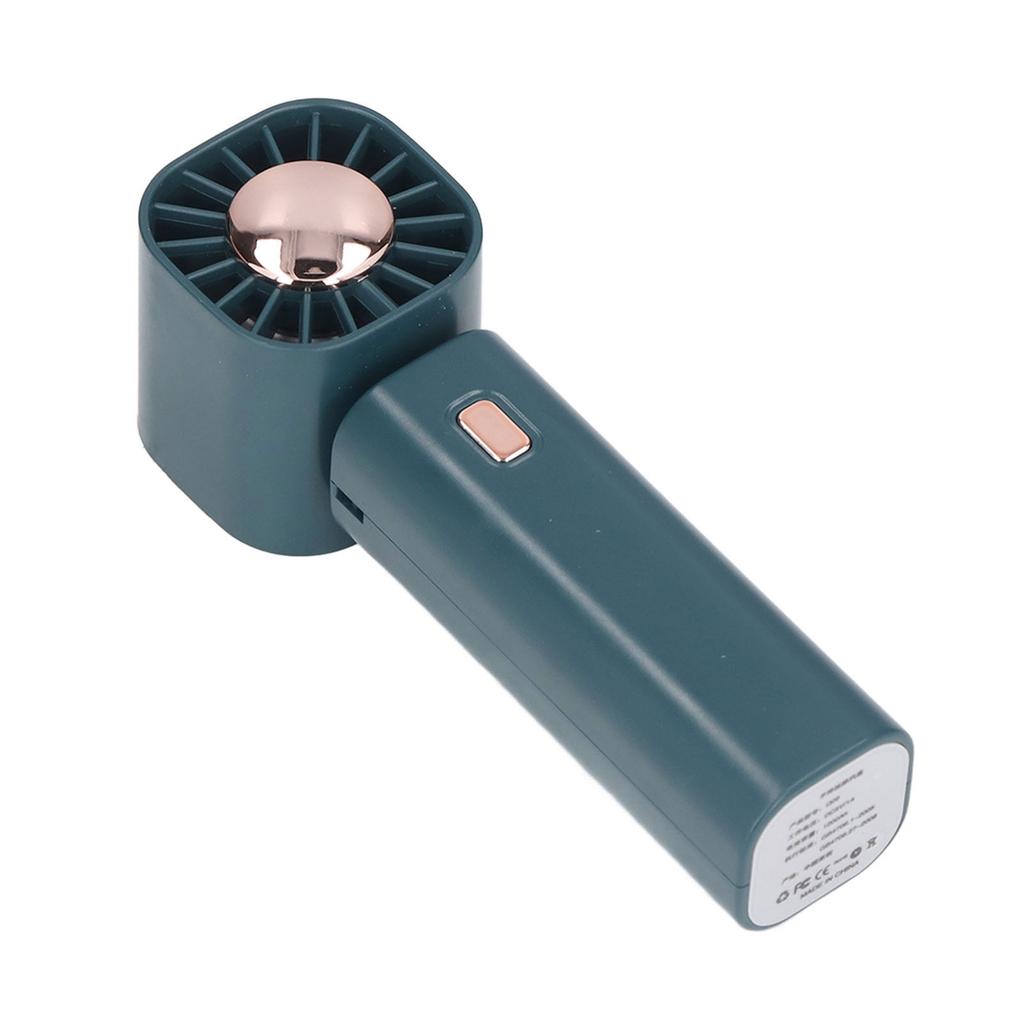 Handheld Fan Hanging Design Type C Rechargeable Portable Cooling USB Fan for Indoor Outdoor 5V 1A