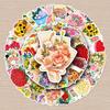 50 Fresh Flower Bouquet Waterproof Stickers for Laptops & Suitcases