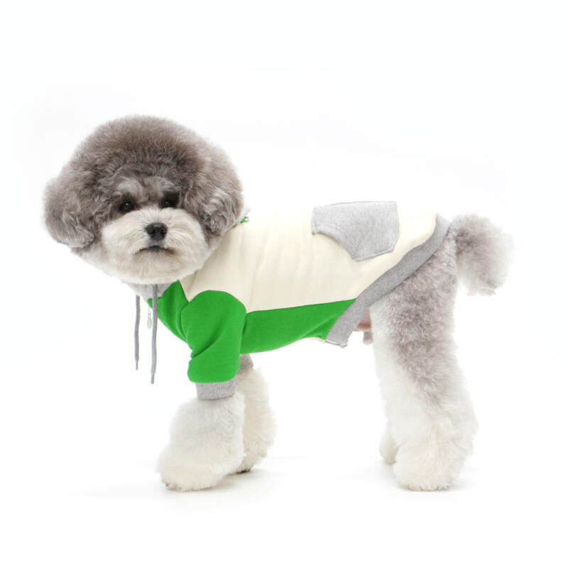 TWOTONE COLOR HOODIE ZIPUP-GREY L